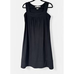 Studio M Black Dress Square Neck Size S Classic Comfortable Versatile Basic